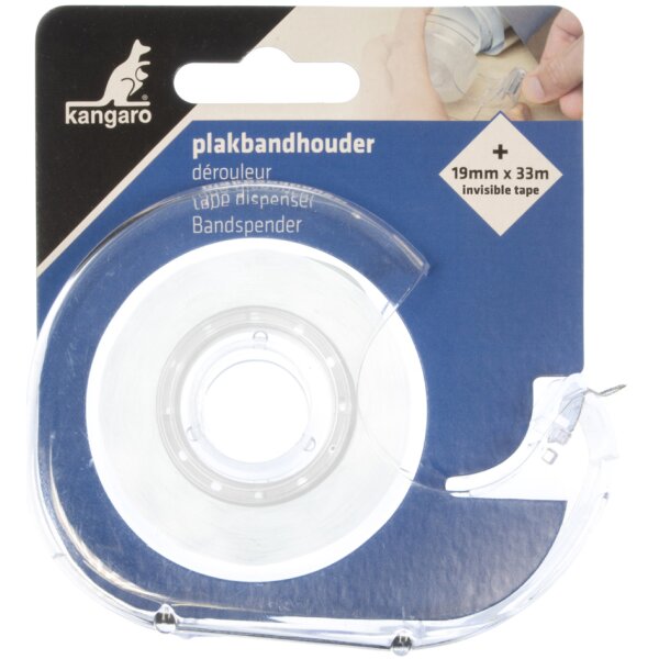kangaro Dévidoir à main, incl. ruban adhésif 19 mm x 33 m