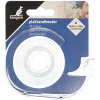 kangaro Handabroller inkl. Klebefilm unsichtbar, 19mm x 33m