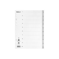 BIELLA Répertoire PP A4 47141000U gris 1-10