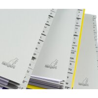 kangaro Karton-Register ECO, A-Z, DIN A4, 20-teilig
