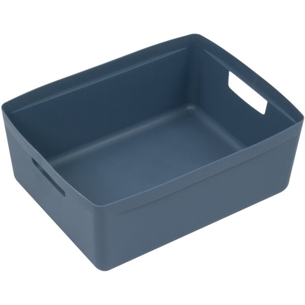kangaro Boîte de rangement, PP, 20 litres, bleu