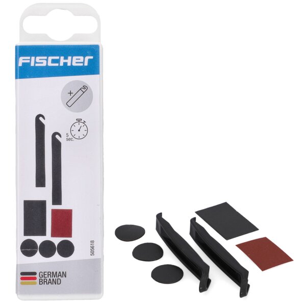 FISCHER Kit de réparation rapide de crevaison, 7 pièces