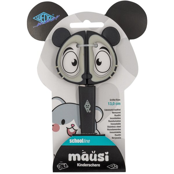 WEDO Ciseaux MAUSI, ronds, longueur: 130 mm, pour droitiers