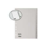 BIELLA Répertoires PP A4 47143100U gris 1-31