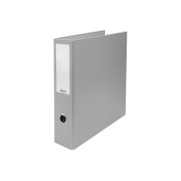 BIELLA Classeur 8cm 12042800U gris, 2 mécanismes 2xA5