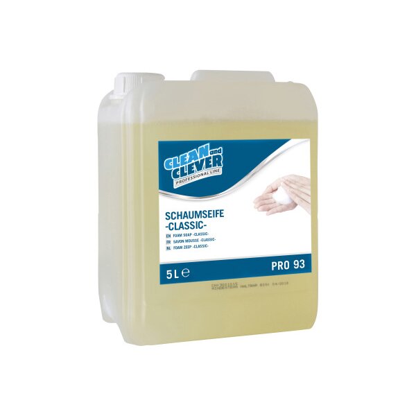 CLEAN AND CLEVER Schaumseife PRO93 5lt 26203 Classic