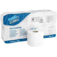 CLEAN AND CLEVER WC-Papier 4-lagig 9.7x12.5cm 14600...