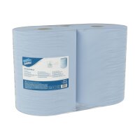 KATRIN Putztuchrollen 2-lagig 38x36cm P1468 Maxi, blau 2...