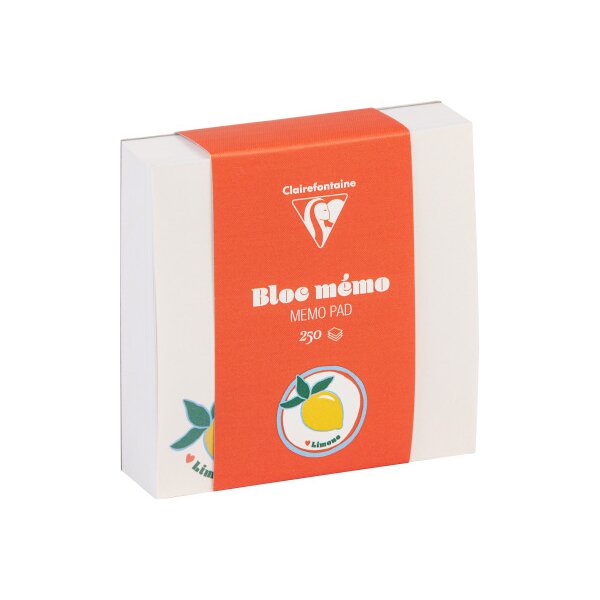 CLAIREFONTAINE Carnet DolceAmore 9.8x9.8cm 116271C imprim&eacute; 250 feuilles