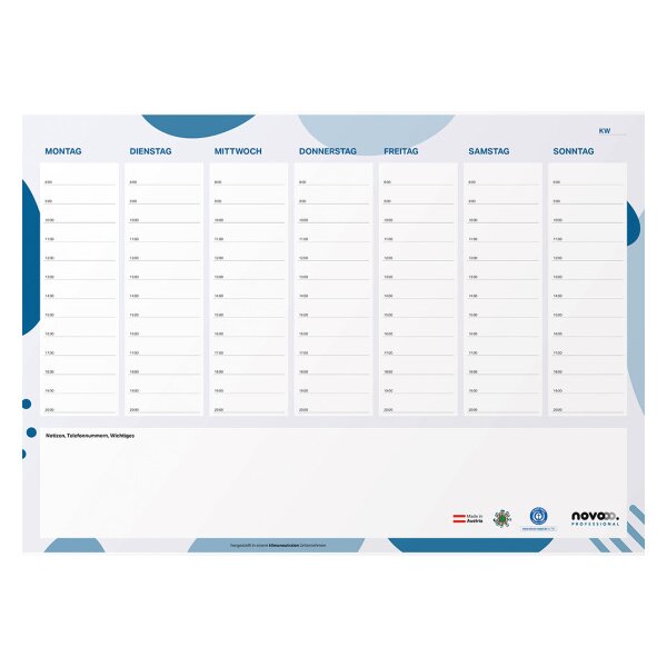 NOVOOO Schreibunterlage 37.5x52.5cm 535148000 Office, recycling 30 Blatt