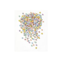 FOLIA Mosaik-Glassteine 10x10mm 5619 Pastel 300 Stück