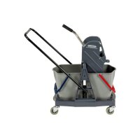 CLEAN AND CLEVER Doppelfahreimer 2x17lt 40445 grau,...