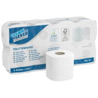 CLEAN AND CLEVER WC-Papier 3-lagig 9.4x11cm 40021 weiss...