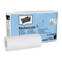 CLEAN AND CLEVER Haushaltrollen 2-lagig 23x22cm 40022...