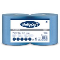 BULKYSOFT Putztuchrolle 3-lagig 26x38cm 26262 blau 2 Rollen