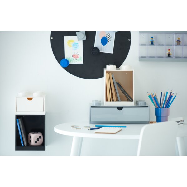 LEGO Brique tiroir DESK DRAWER 8, 1 tiroir, bleu