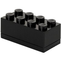 LEGO Snackbox MINI BOX 8, 110 ml, schwarz
