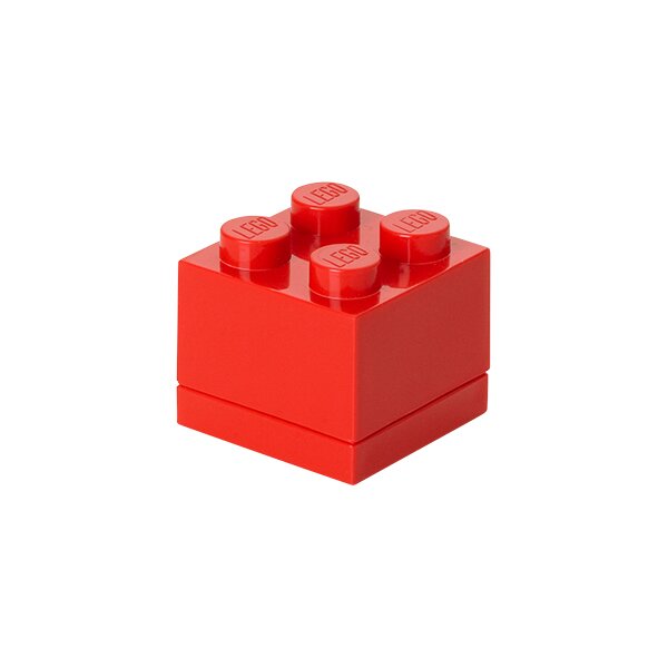 LEGO Bo&icirc;te &agrave; snack MINI BOX 4, 60 ml, rouge