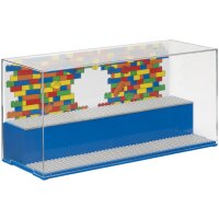 LEGO Vitrine PLAY & DISPLAY CASE ICONIC, bleu