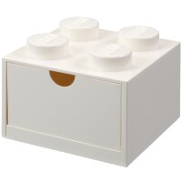LEGO Schubladenbox DESK DRAWER 4, 1 Schub, weiss