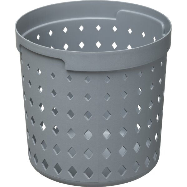 NHG Bac de rangement SEOUL ROUND ORGANIZER L, gris