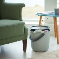 NHG Couvercle pour seau de rangement AKITA, rond, blanc