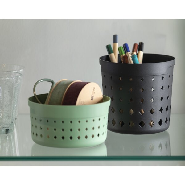 NHG Bac de rangement SEOUL ROUND ORGANIZER M, noir