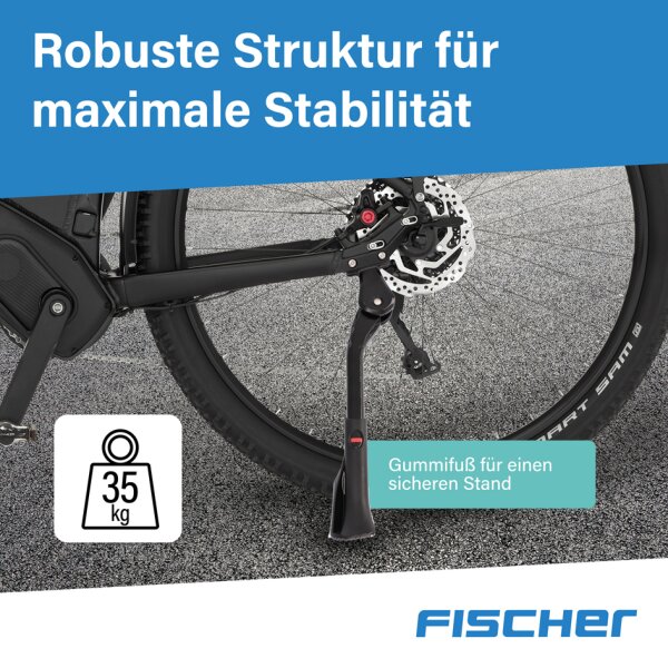 FISCHER Béquille pour vélo Integral, 24-28