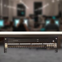 LogiLink Rack 19 pour montage sous table/mural, 3 U, noir