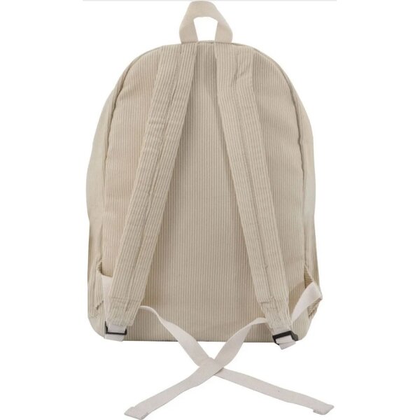 EBERHARD FABER Freizeit-Rucksack, aus Cord, beige