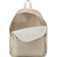 EBERHARD FABER Freizeit-Rucksack, aus Cord, beige
