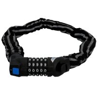 FISCHER Ketten-Fahrradschloss Reflex Zahlen, Länge:...