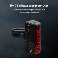 FISCHER Akku-LED-Beleuchtungs-Set TWIN STOP, 110 Lux