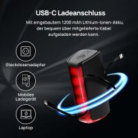 FISCHER Akku-LED-Beleuchtungs-Set TWIN STOP, 110 Lux