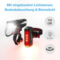FISCHER Kit déclairage LED rechargeable TWIN STOP, 110 lux