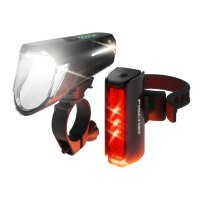 FISCHER Kit déclairage LED rechargeable TWIN STOP, 110 lux