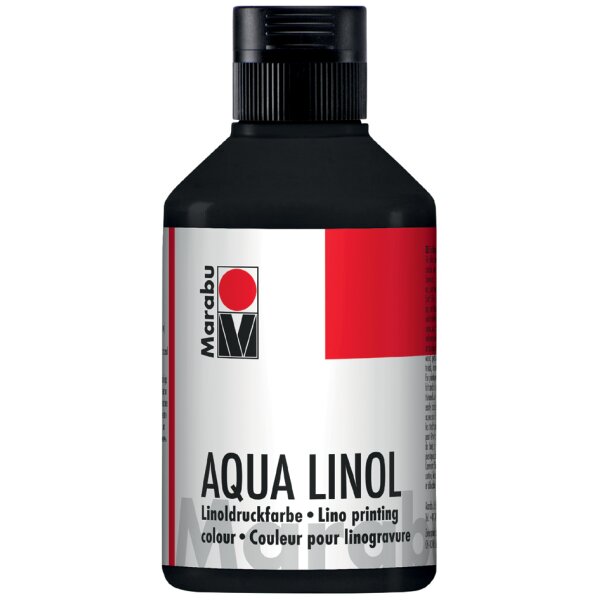 Marabu Couleur pour linogravure Aqua, 250 ml, bleu moyen