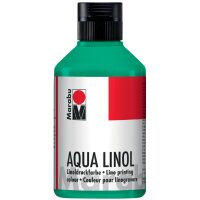 Marabu Couleur pour linogravure Aqua, 250 ml, bleu moyen