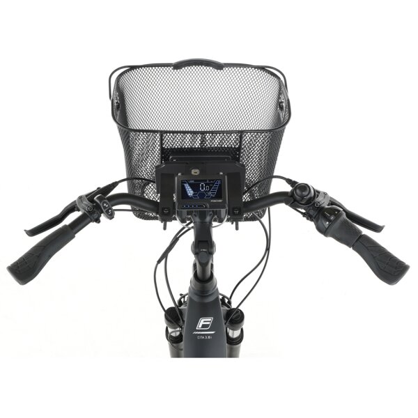 FISCHER Panier pour guidon de vélo E-Bike PLUS, noir