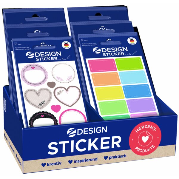 ZDesign Sticker-Sortiment "Beschriftung Permanent"