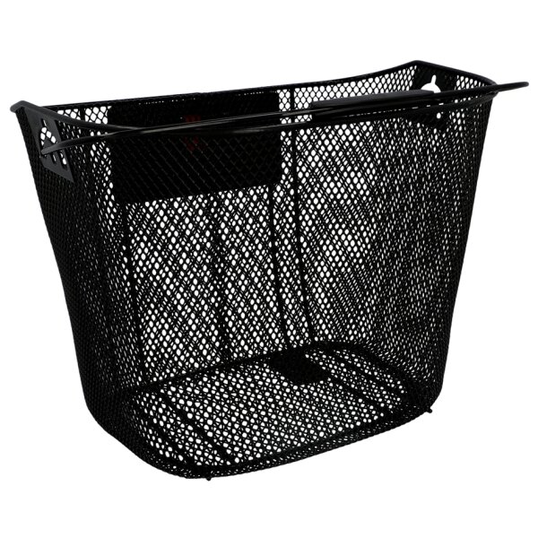 FISCHER Panier pour guidon de vélo, fixation rapide, noir