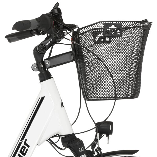 FISCHER Panier pour guidon de vélo, fixation rapide, noir