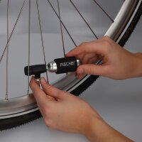 FISCHER Pompe à air pour vélo et cartouche CO2
