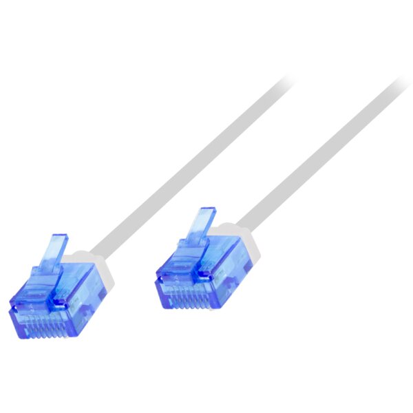 LogiLink Câble patch Slim Ultra-Flex, cat. 6A, U/UTP, 0,15 m