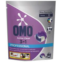 OMO Professional Waschmittel Pods Active Clean 3in1, 80 St.