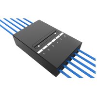 DIGITUS Boîtier de point de consolidation, 6 ports,...