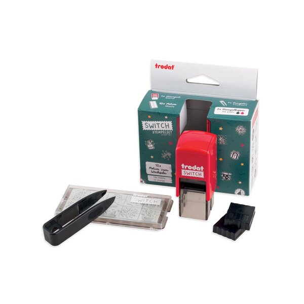 trodat Kit tampon à motif Switch - Noel