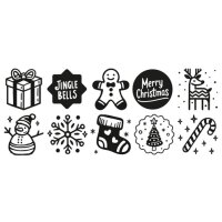 trodat Kit tampon à motif Switch - Noel