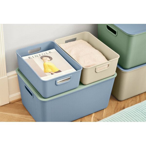 NHG Couvercle pour boîte de rangement AKITA STORAGE M, bleu