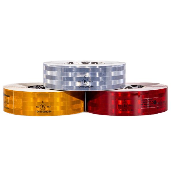 IWH Contour de sécurité ECE-104, 50 mm x 50 m, jaune